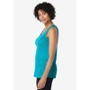 Woman Within Plus Size Rib Knit Tank - 4 of 4