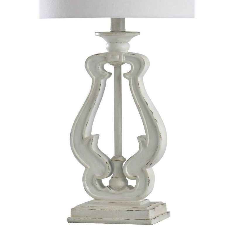 Robert Table Lamp Distressed White - StyleCraft, 5 of 7