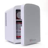 Uber Appliance Personal and Portable Mini Fridge with dry erase board and markers