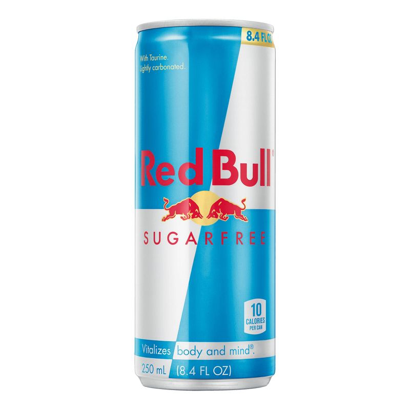 Red Bull Sugar Free Energy Drink - 8.4 fl oz Can, 1 of 9