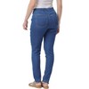 Erika Women's Joey Stretch Denim Straight Leg Jeans | Siren Wash Denim - 3 of 4