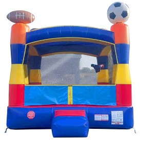 Pogo Bounce House Crossover Kids Inflatable Bounce House with Blower - 1 of 4