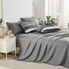 Hub Styler Twin Patchwork Striped Bedding Set - 4 of 4