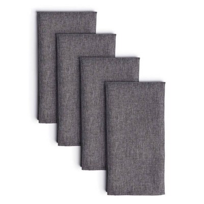 4pk 20"X20" Somers Napkins Gray - Town & Country Living