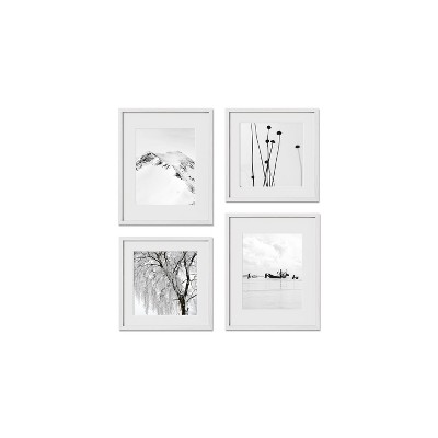 Haus and Hues Belford Gallery Wall Frame Set with Real Glass and Mat