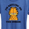 Women's - Garfield - Smiling On The Inside Short Sleeve Graphic T-Shirt - 2 of 4