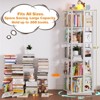 Aheaplus Rotating Bookshelf, Frerstanding Corner Bookcase - 3 of 4