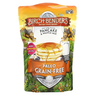Birch Benders, Pancake & Waffle Mix, Paleo Grain-Free, 12 oz