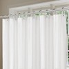 Chenille Stripe Water Repellent Shower Curtain, 72"x 72" - 2 of 4