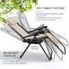 Nestl Zero Gravity Chairs Set of 2, Reclining Camping Chair, Folding Outdoor Chair with Pillow & Cup Holder Tray - 2 of 4