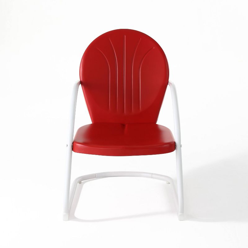 Metal Patio Arm Chair - Red, 5 of 10