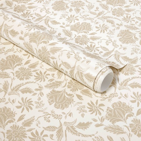 Floral Striped Wallpaper Pearl - Threshold™ Designed With Studio Mcgee ...