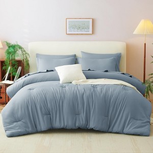 BAGOKIE 5/7 Pieces Bedding Set Comforter Set - 1 of 4