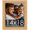 PosterPalooza | 14x18 Modern Bamboo Picture Frame, UV Acrylic, 5 Finishes - 2 of 4