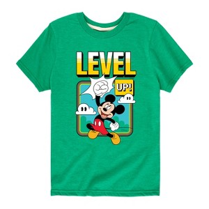 Boys' - Disney - Mickey Level Up Short Sleeve Graphic T-Shirt - 1 of 4