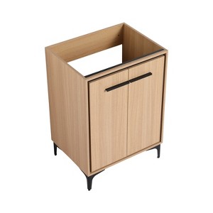 GreenEver 24'' Bathroom Vanity without Top Sink, Modern Bathroom Storage Cabinet with 2 Soft Closing Doors, Single Sink Bathroom Vanity - 1 of 4
