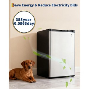 4.5 Cu.Ft Mini Fridge, Large Cpacity , Small Refrigerator for Bedroom, Office, Dorm - 1 of 4