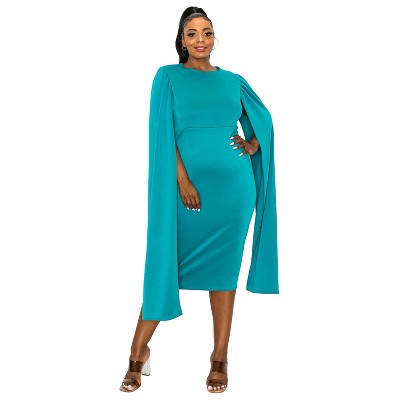 L I V D Women's Naomi Cape Dress