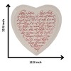 Transpac Dolomite 12.25 in. Multicolor Valentines Day Inspirational Quote Platter - image 2 of 3