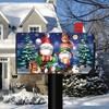 Briarwood Lane Winter Christmas Mailbox Cover  - Standard Size - Warm Wishes Gnomes For Christmas Mailbox Cover - 2 of 2