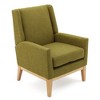 Fabric Mid-Century Modern Accent Chair with Padded Cushion - 4 of 4