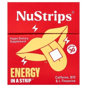 NuStrips Energy In A Strip™, Cinnamon Vanilla, 30 Strips - 1 of 4