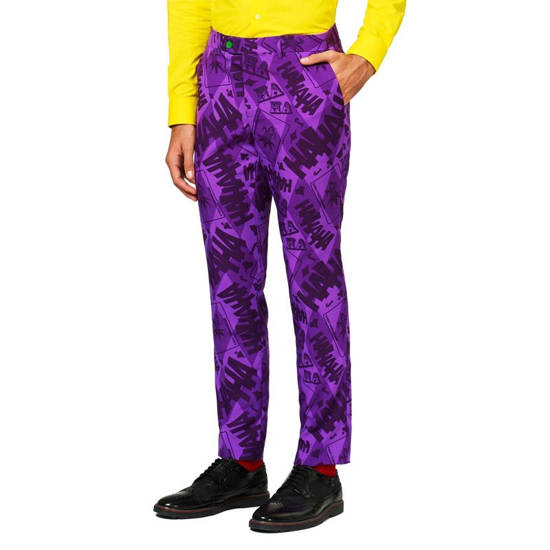 OppoSuits Men's Suit - The Joker Costume - Purple, 4 of 8
