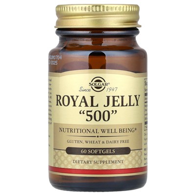 Solgar Royal Jelly "500", 60 Softgels (500 mg per Softgel)