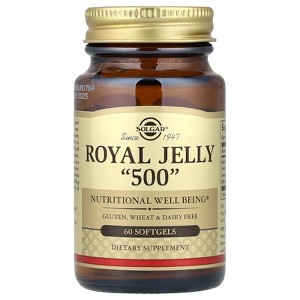 Solgar Royal Jelly "500", 60 Softgels (500 mg per Softgel) - 1 of 2