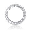 Rhodium Plated Oval Cubic Zirconia Band Ring – Sleek and Elegant Design with Sparkling Oval CZ, Perfect for Adding Sophistication to Any Look. - 3 of 3