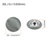 Unique Bargains Cloth Covered Aluminum Sewing Buttons 20 Pcs - 2 of 4