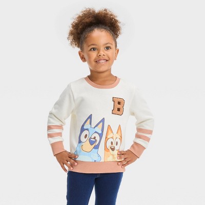 Bluey Bingo Bluey Fleece Zip Up Hoodie Toddler : Target