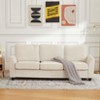 83 Inch Modern 3 Seater Sofa, Deep Seat Couch with Washable Detachable Covers, Comfy Chenille Couch, Oversized Cloud Sofa for Living Room, Apartment - 3 of 4