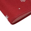 Unique Bargains Christmas Place Mats Linen Red White 13"x17.7" 2Pcs - 4 of 4