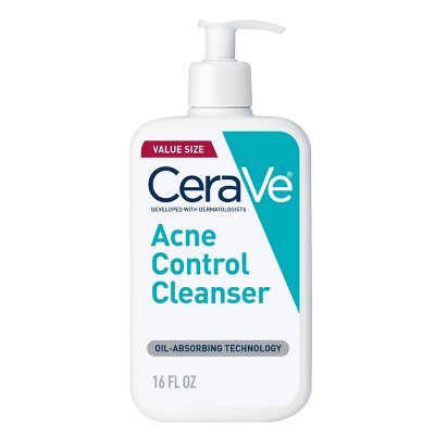 Cerave Acne Foaming Cream Face Cleanser, Acne Treatment Face Wash -  Fragrance-free - 5oz : Target