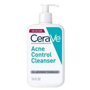 CeraVe Acne Face Wash with 2% Salicylic Acid with Purifying Clay for Oily Skin - 16 fl oz