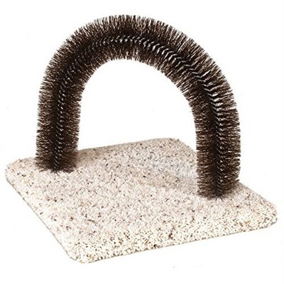 Ware Manufacturing Brush-N-Scratch Groomer for Cats (Carpet Design May Vary)