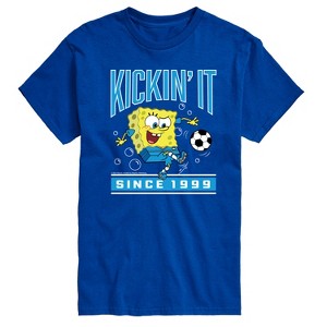 Men's - Spongebob Squarepants - Kickin It Since 1999 -Men's Short Sleeve Graphic T-Shirt Short Sleeve Graphic T-Shirt - 1 of 4