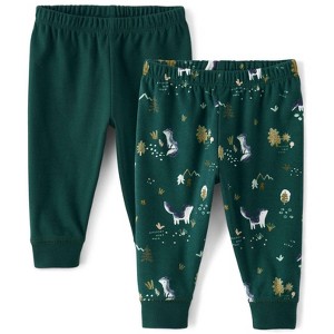 The Children's Place Baby Boys Wolf Pants 2-Pack - 1 of 3