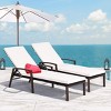 Tangkula Patio Rattan Wicker Chaise Lounge Chair Recliner Sun Lounger Adjustable Backrest - 2 of 3