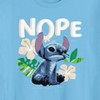Seven Times Six Disney Stitch T-Shirt Men's Nope Tropical Print Design Tee Blue - 2 of 4