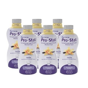 Nutricia Pro-Stat Sugar-Free Liquid Protein Vanilla 30 Oz  Hydrolyzed Protein Supplement for Wound & Muscle Support, Case of 6 - 1 of 4