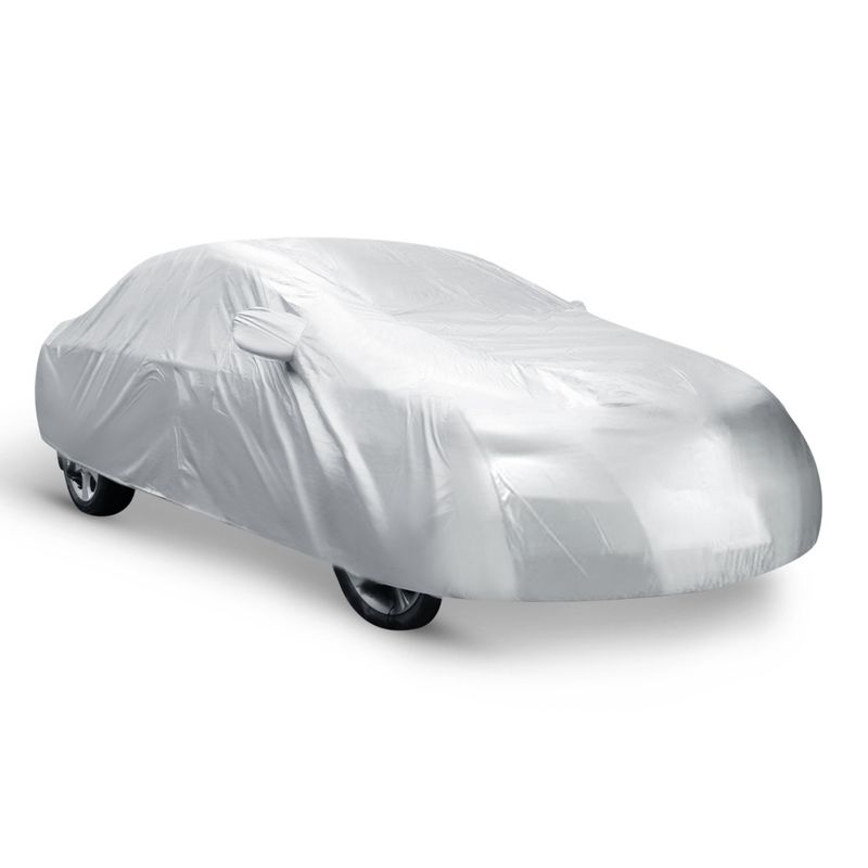 Unique Bargains Polyester Breathable Waterproof All Weather Protect Car Cover, 1 of 8