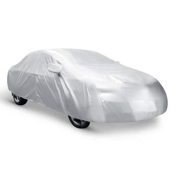 Unique Bargains Polyester Breathable Waterproof All Weather Protect Car Cover