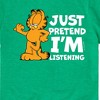 Boys' - Garfield - Pretend I'm Listening Short Sleeve Graphic T-Shirt - 2 of 4