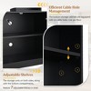 TIRAMISUBEST 4-Piece Wall Unit Entertainment Center for TVs Up to 70", Versatile TV Stand with Adjustable Shelf - 4 of 4