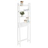 Bathroom Spacesaver White - Honey Can Do: Over Toilet Shelving, Restroom Organizer with 4 Shelves - 2 of 4