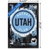 Trends International NHL Utah Hockey Club - Maximalist Logo 24 Framed Wall Poster Prints - 3 of 4
