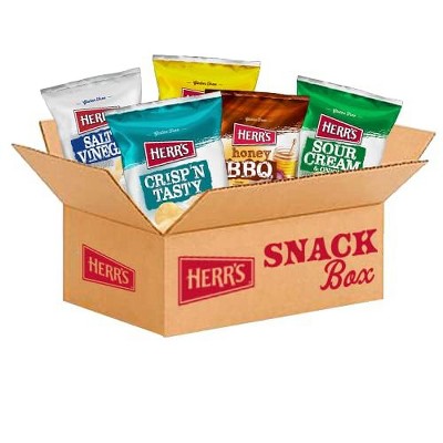 Herrs Potato Chips, Variety Pack - 1oz Bag (Pack of 36)