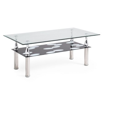 mandelin wood metal coffee table